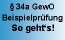 Sachkundeprüfung § 34a