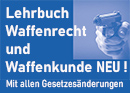 Banner Buch Waffenrecht und Waffenkunde